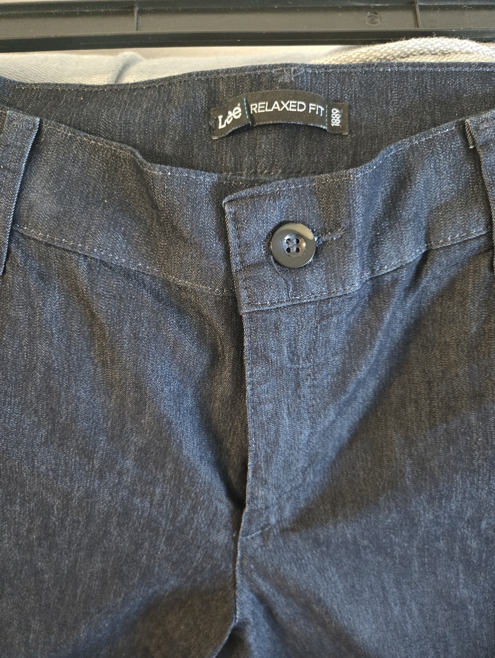 Nwt Lee Relaxed Fit Dark Denim  Trousers - Navy - Picture 2 of 8